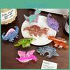 Dinosaur Cute Acrylic Hair Clip With Unique Colorful Options For Hairstyles Trendy