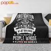 Firefighter Fireman Premium Ultra-Soft Blanket Quilt Winter Sofa Cover Bed Covers