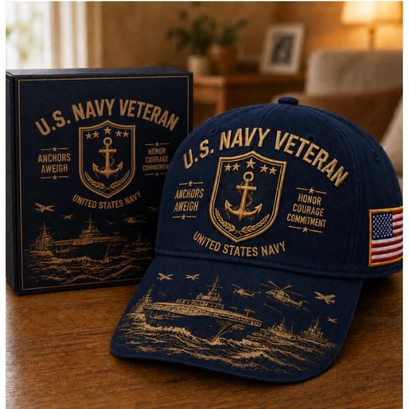 Embroidered Hat US Navy Baseball Cap US Veterans Memorial Hat Hot Sale Cap New