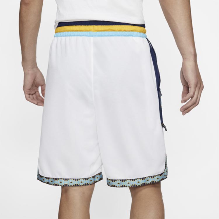 Nike Dna Colorblock Basketball Shorts Men Bottoms White BV9447-101
