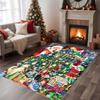 Festive Santa Claus Rug To Spread Joy, Yoga Mat, Living Room Decor, Children's Activity Mat, Doormat, Play Mat