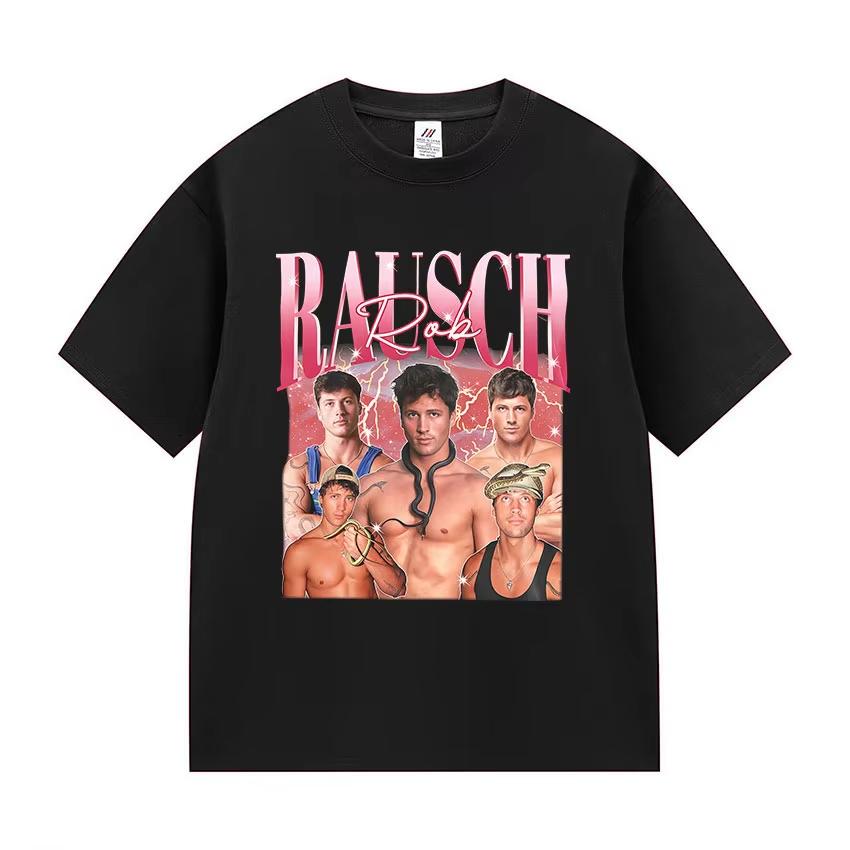 

Rob Rausch Funny Meme T Shirts Men s Women Harajuku Oversized 100% Cotton T-shirt Vintage Fashion High Quality Tshirt Streetw... S разноцветный