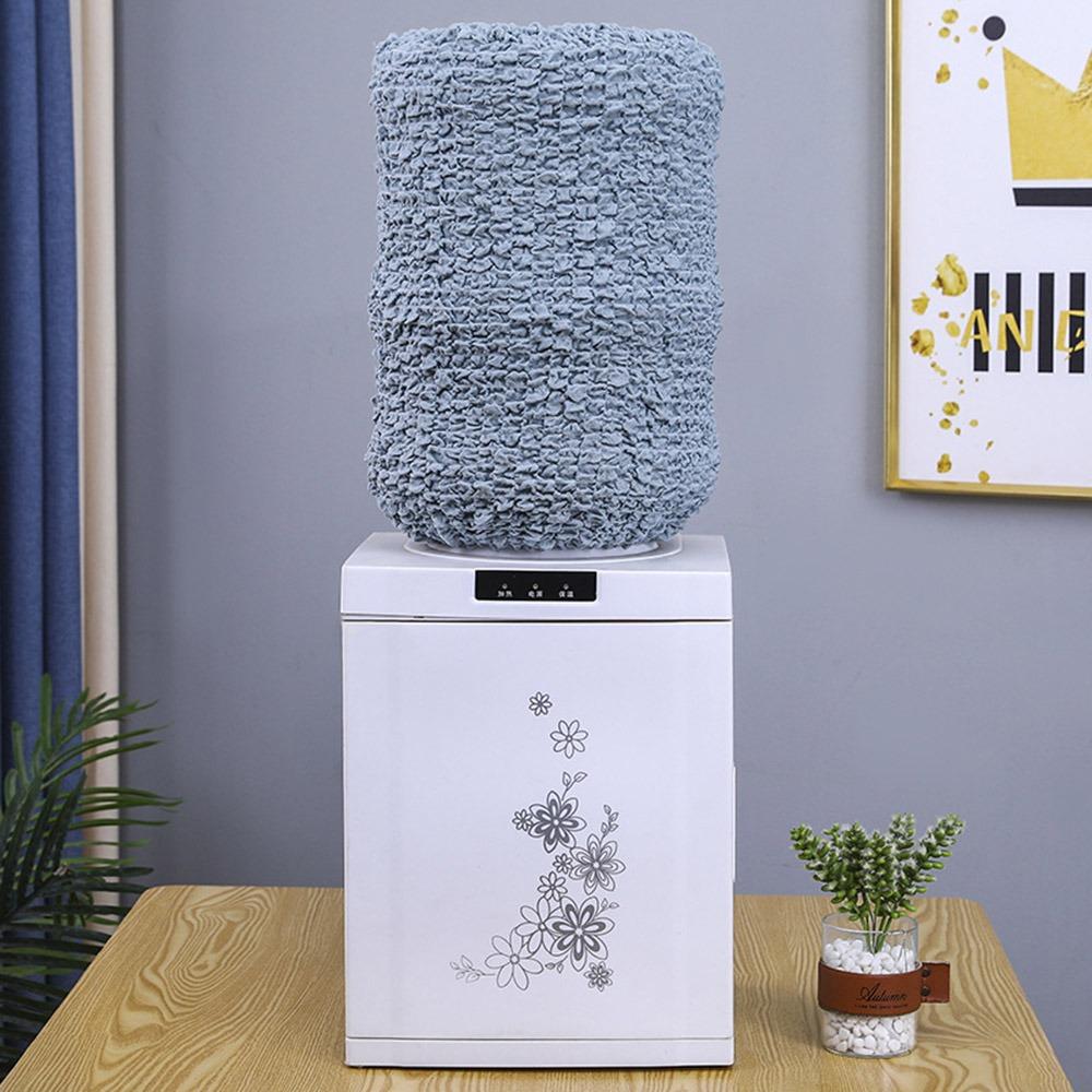 Solid Color Water Dispenser Bucket Cover Dustproof Reusable Bucket Sleeve High Stretchy Elastic Upper Opening