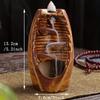 1pc Waterfall Ceramic Incense Holder for Aromatherapy and Home Decor