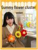New Cute Gummy Flower Sunflower Pendant - Sweet Portable Style Women's Bag Charm