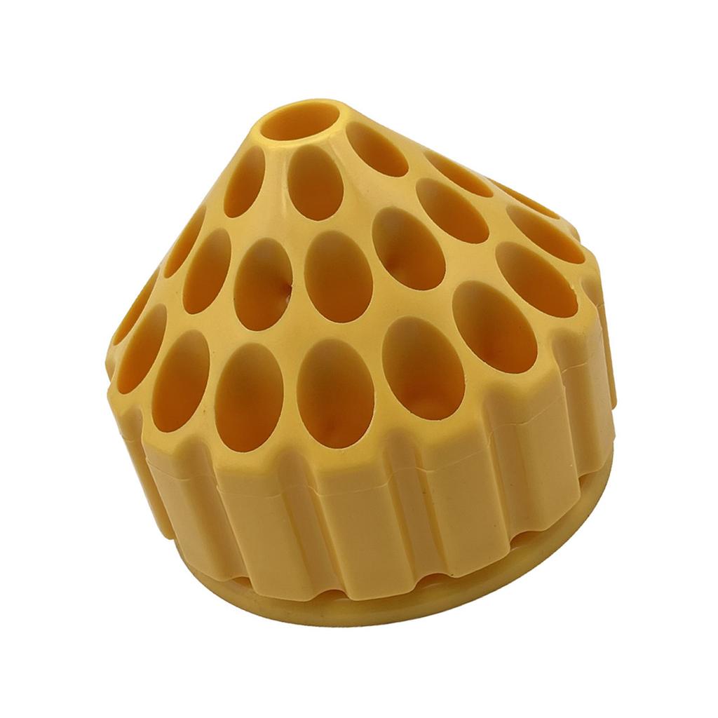 360 Degree Rotating Plastic Storage Box for Nail Drill Bits with Multi Holes Designs Dental Polishing Grinding Head Case