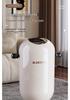 2026 Flip-Top Double Bin Trash Can with Wheels, Lid, for Home, Living Room, Bedroom & Bathroom.