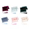 Velvet Jewelry Box Small Travel Jewelry Case with Tassel Charm Women Portable Jewelry Organizer
