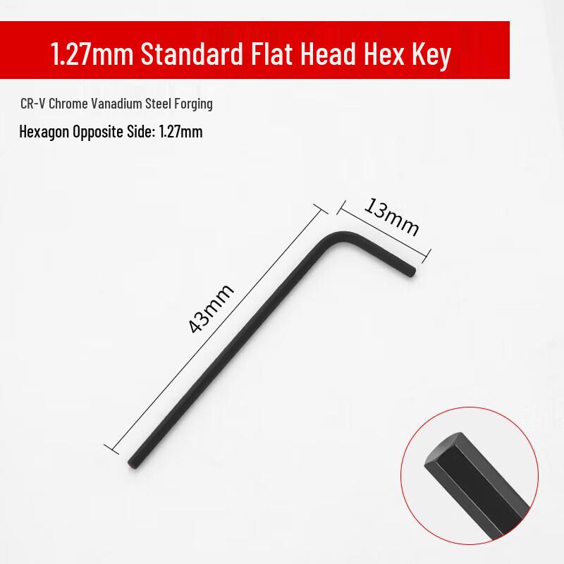Wankajia L-Type Ball End Flat Head Hex Key Wrench