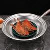 Round Stainless Steel Steamer Rack with Fine Mesh Thickened Heat-Resistant Steamer Basket for Pots Rust-Proof Dumplings Vegetables Seafood Cooking