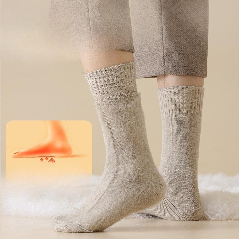Fleece and Thickened Wool Socks for Men and Women To Keep Warm in Winter