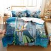 Comfortable Anime Print Duvet Cover Set With Duvet Cover And Pillowcases Single Twin Full Queen King Sizes For Adults And Kids