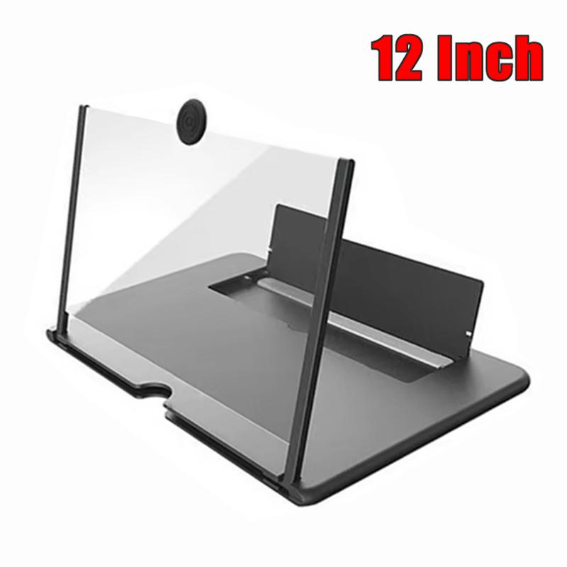 12 Inch Multi Functional HD Mobile Phone Screen Amplifier For Phone Holder Enlarged Screen Phone Stand Video Magnifier Screen