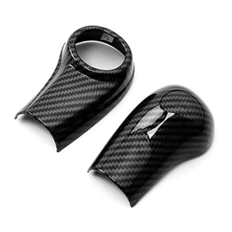 Carbon Fiber ABS Interior Gear Shift Knob Cover Trim, for Honda Vezel HRV HR-V 2016-2026