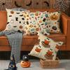 Halloween-themed Ghosts Reading PillowsSuitable for Sofa Car Bedroom Decorative Cushion Cover Pillow Cover