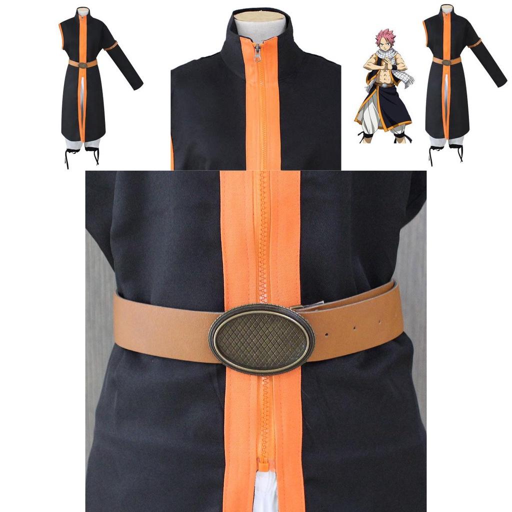 Exquisite Anime Fairy Tail Natsu Dragneel Halloween Cosplay Costume Unisex Outfit