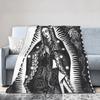 Christian Divine Mercy Flannel Blankets Jesus I Trus In You Custom Throw Blanket for Sofa Bedding Lounge 200x150cm Bedspreads