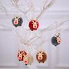 Wool Felt Wooden Deer Ornaments Felt Deer Elk Hanging Pendant Christmas Tree Ornaments  New Year