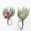 3pcs/6pcs Christmas Bouquet Napkins Ring Western Restaurant Table Napkins Buckle Simulation Pine Cone Berries
