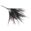 Halloween Black Artificial Plant Vine Eucalyptus Persian Fern Leaf Plastic Fake Flower Grass Home Party Garden Decor Photo Props