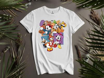 Mickey's Friends Halloween T-shirt T Shirt Men Women Unisex Tshirt K902
