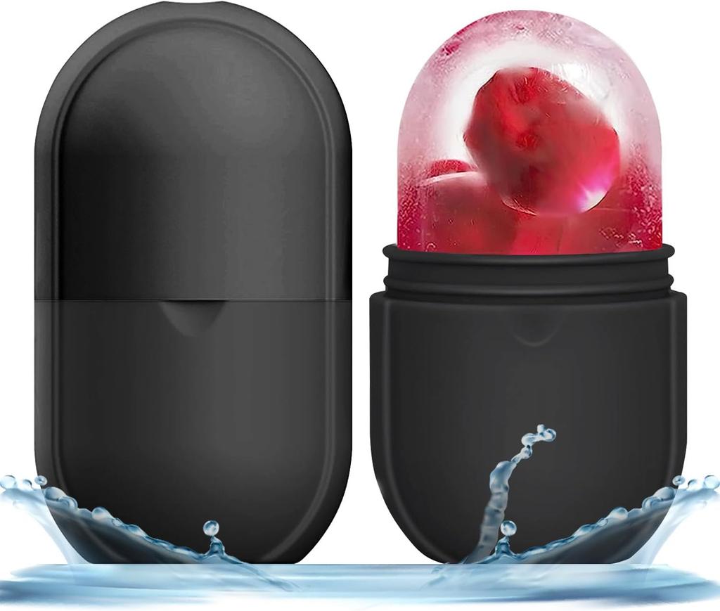 Ice Roller for Face & Eye Face Roller Facial Beauty Ice Roller Skin Care Tools Gua Sha Face Massage Silicone Ice Mold for Beauty