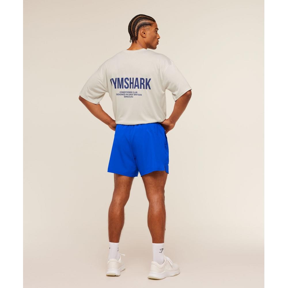 Gymshark Train 5  Short Athletic Blue A4c7m Udr5