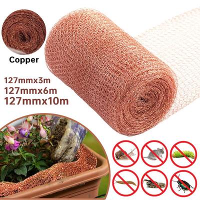 Signal Shielding Net Rust Proof Rodent Copper Wire Net Wear Resist Protected Plant Copper Net for Protecting Vegetables Fruits