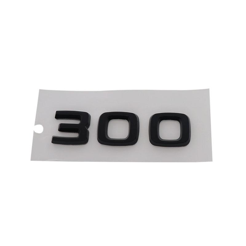 3D Premium 300 Letters for Car Fender Trunk Rear Bonnet Decal Emblem Badge Sticker