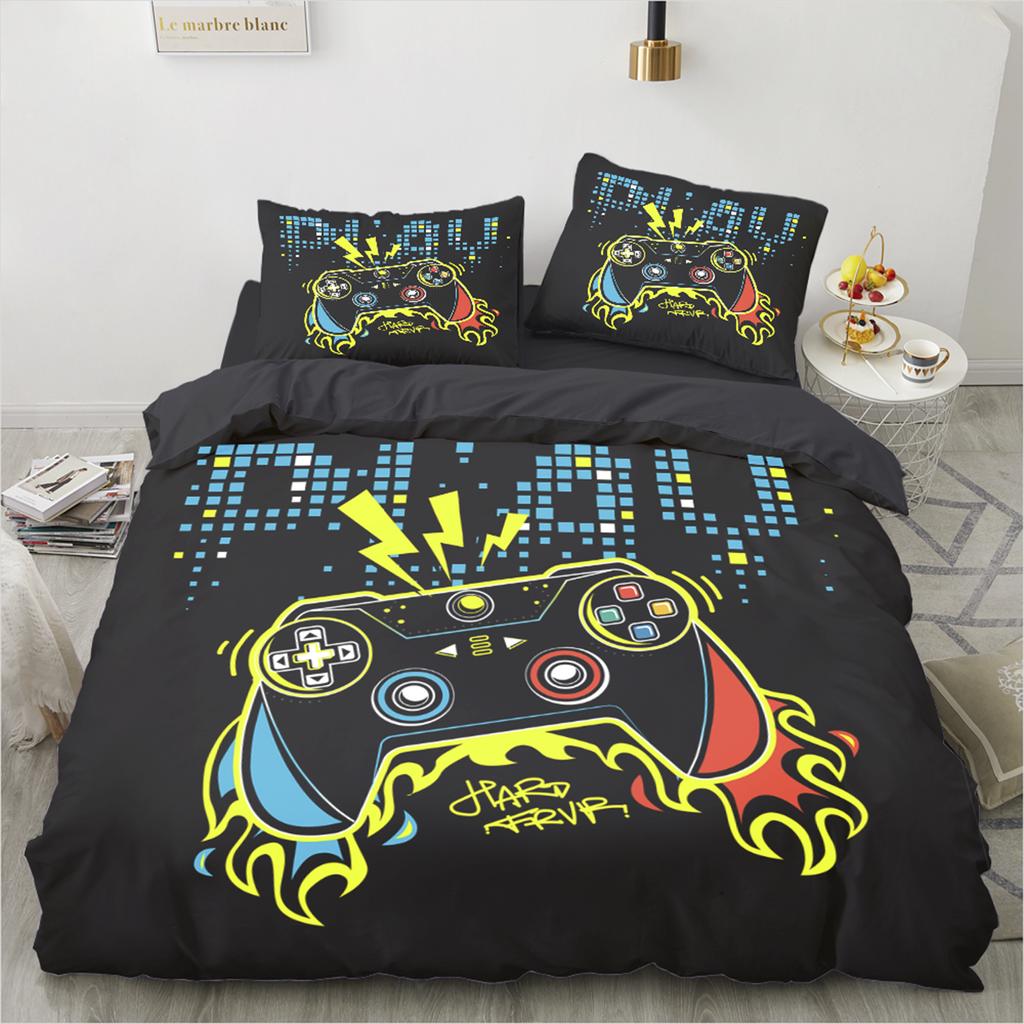 3D Printed Game Series Duvet Cover King Twin Queen Double Size Kit Pillowcase  New Wholesale Colorful Bedspread