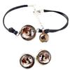 American Bulldog – A Set of Jewelry with Your Photo, a Woman's Ornament |