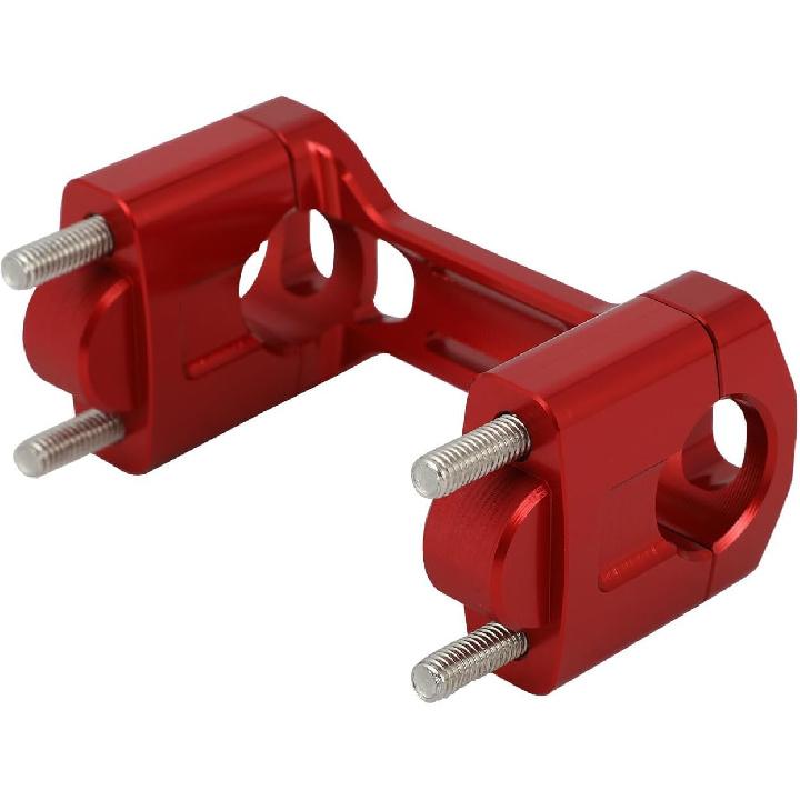Motorcycle Handlebar Mount Clamp Risers1 1/8" Triple Tree Bar Mount with Risers for CRF 110 CRF110F CRF110 CRF 110F 2013 2014 2015 2016 2017-2024 Red