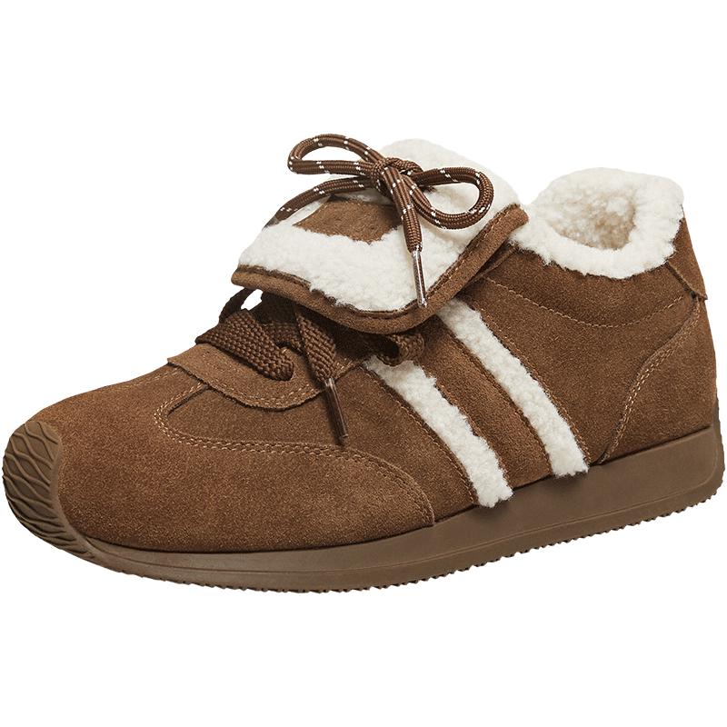 TATA 2026 Spring Fleece-Lined Casual Sneakers 39