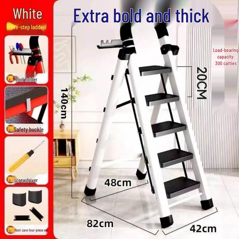 Durable Multipurpose Folding A-Frame Ladder for Indoor and Outdoor Use