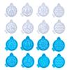 Set of 8 Silicone Resin Mold Christmas Pendant Moulds Silicone Hand-making Craft Mould Silicone Material for Hand-Making