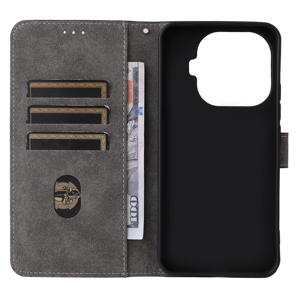For Xiaomi 15T Pro Case Wallet RFID Blocking PU Leather Phone Cover Stand with Strap