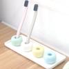 Countertop Ceramic White Rectangular Sink Organizer Storage Plate Storage Holder Vanity Tray
