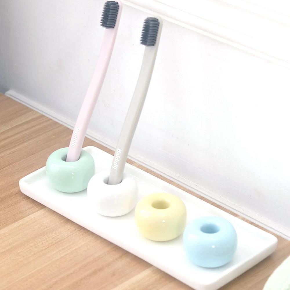 Countertop Ceramic White Rectangular Sink Organizer Storage Plate Storage Holder Vanity Tray