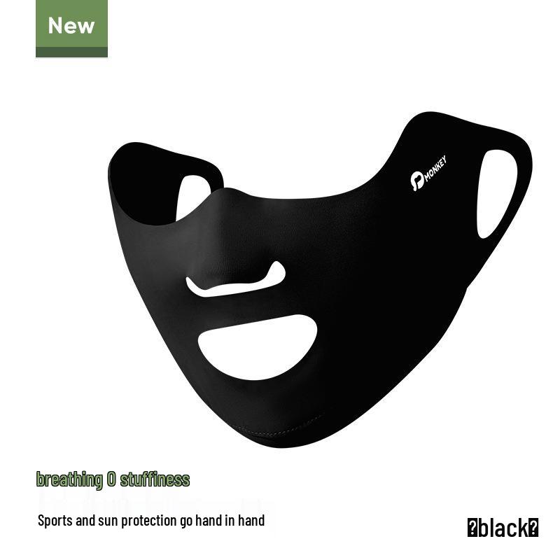 Women's UPF50+ Outdoor Sports Sunscreen Mask - Breathable, Lightweight Ice Silk for Running 2025.