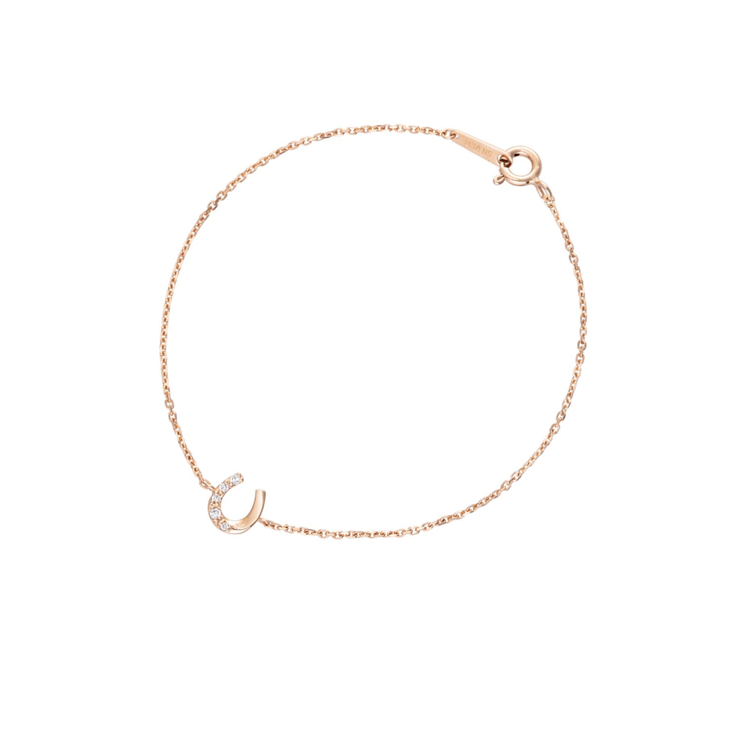 

Canal 4C Silver Bracelet 152234131001 in Pink Gold