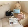 Retro Sweetheart Polka Dot Crossbody Bag: Elegant Korean Style, Versatile Commuter Shoulder Bag