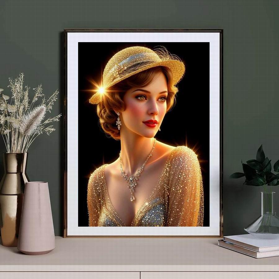 Diamantmalerei Neue Kollektion Sexy Frau DIY Voll Platz/Rundbohrer Strasssteine Stickerei Verkauf Schöne Dame Mosaik Kreuzstich-Sets