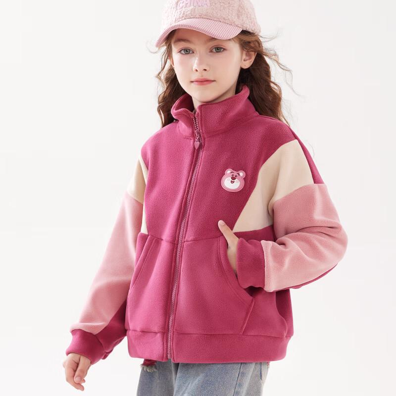 Disney Lotso Bear Girls' Spring/Autumn Baseball Jacket