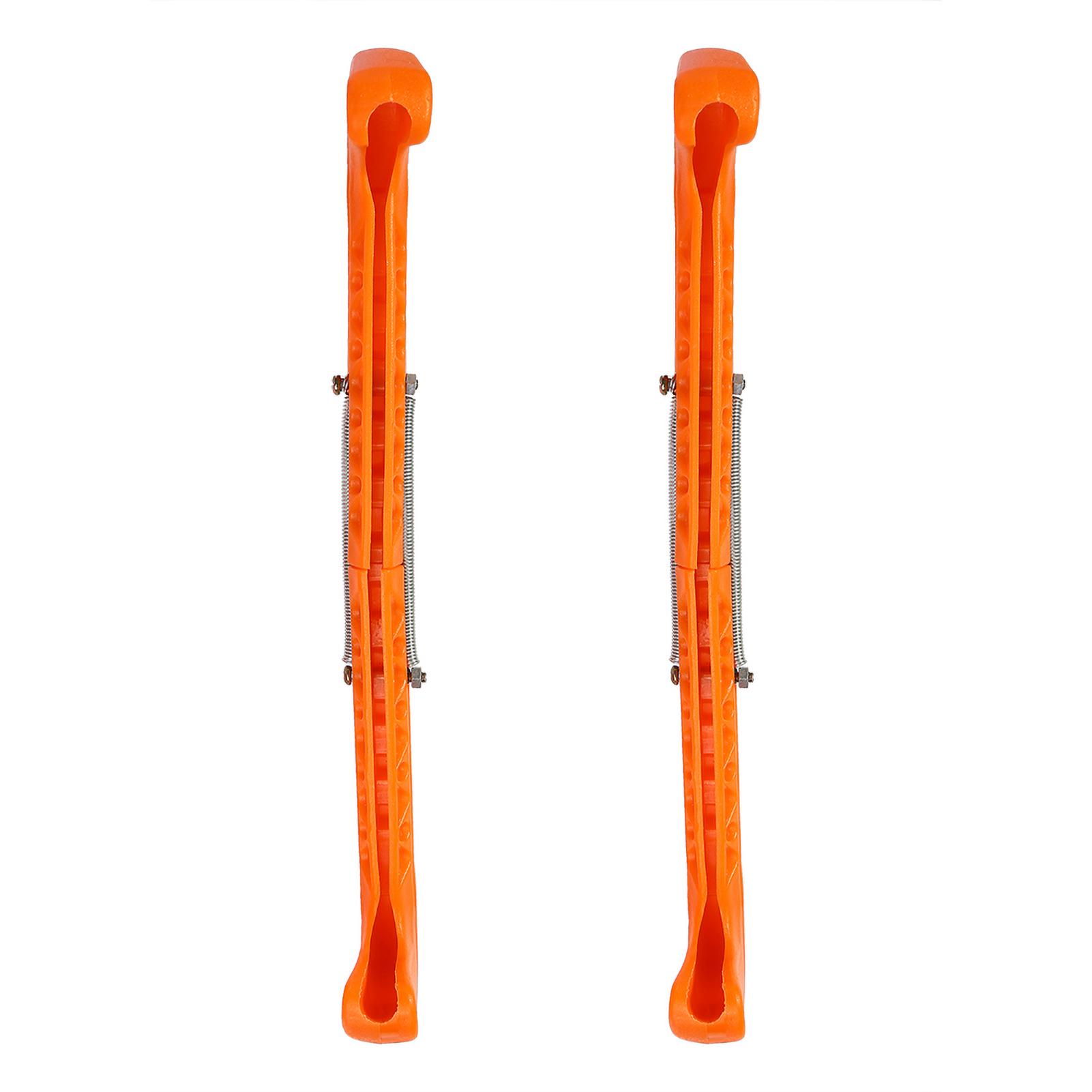 

1 пара 7 цветов пластиковых чехлов для лезвий хоккейных коньков с регулируемой пружиной Orange