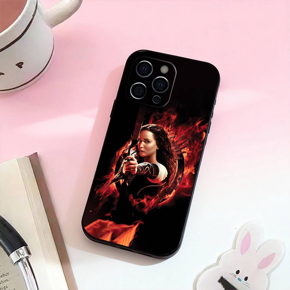 

The H-Hunger Games Phone Case For iPhone 17,16,15,14,13,12,11 Plus,Pro,Max,XS Silicone Soft Cover iPhone16pro