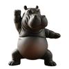 Plastic Meditating Clumsy Hippo Statue Figurine For Home Office Meditations Room Decors Unique Gift For Animal Lover