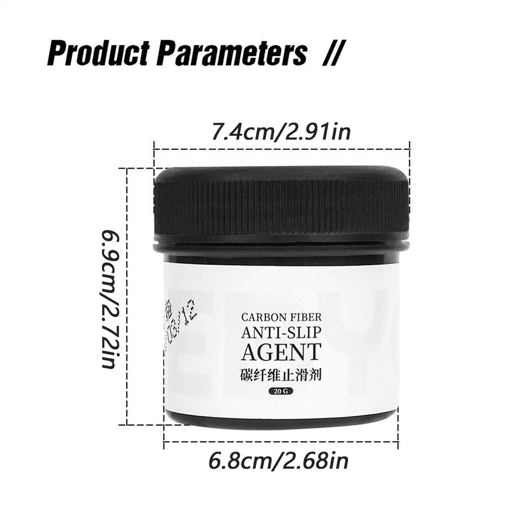 Fahrradfett 20g Kohlefaser Anti-Rutsch-Paste Anti-Rutsch-Reibungsschmiermittel Fahrzubehör für Teile Lenker Vorbau Sattelstütze