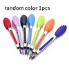 2025 new Silicone Food Tong Stainless Steel Kitchen Tongs Silicone Non-slip Cooking Clip Clamp BBQ Salad Tools Grill Kitchen Accessories for