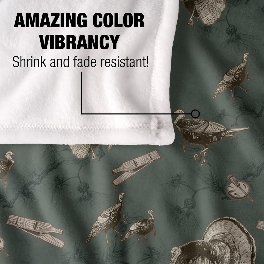 JQ Licensing Silky Turkey Supersoft Blanket