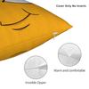 Cartoon Face Meme With Eyes And Eyebrows Pillow Case Retro Trendy Pillow Cover Design Pillowcases For Living Room Chair